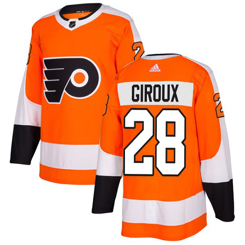 Adidas Philadelphia Flyers #28 Claude Giroux Orange Home Stitched NHL Jersey