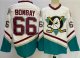 Men's Anaheim Ducks #66 Gordon Bombay Mighty Hockey Jersey