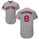 Men's Boston Red Sox #8 Carl Yastrzemski Grey Flexbase Collection 2018 World Series Champions Stitched MLB Jersey