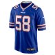 Men's Buffalo Bills Matt Milano Nike Royal Game Player Jersey