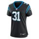 Women's Carolina Panthers Lamar Jackson Nike  Black  Game Jersey