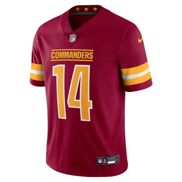 Men's Washington Commanders Sam Howell Nike Burgundy  Vapor Untouchable Limited Jersey