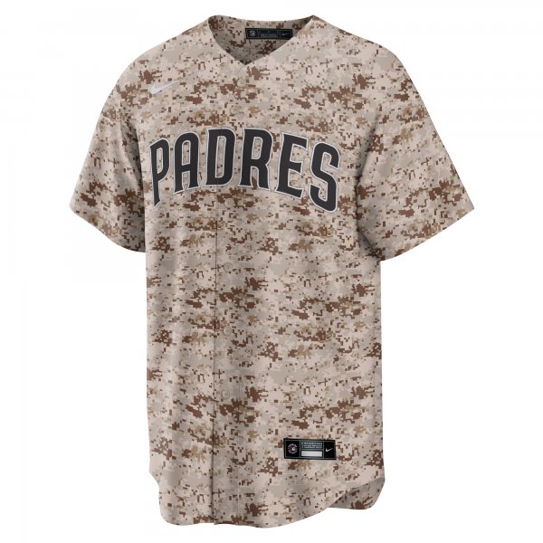 Men's San Diego Padres Joe Musgrove Nike Camo USMC Alternate Replica Player Jersey