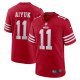 Women's San Francisco 49ers Brandon Aiyuk Nike Scarlet Team Game Player Jersey