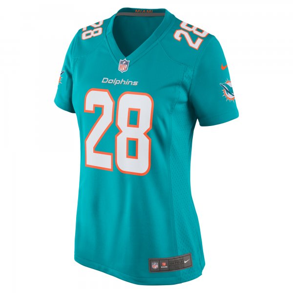 Women's Miami Dolphins Devon Achane Nike Aqua Player Game Jersey