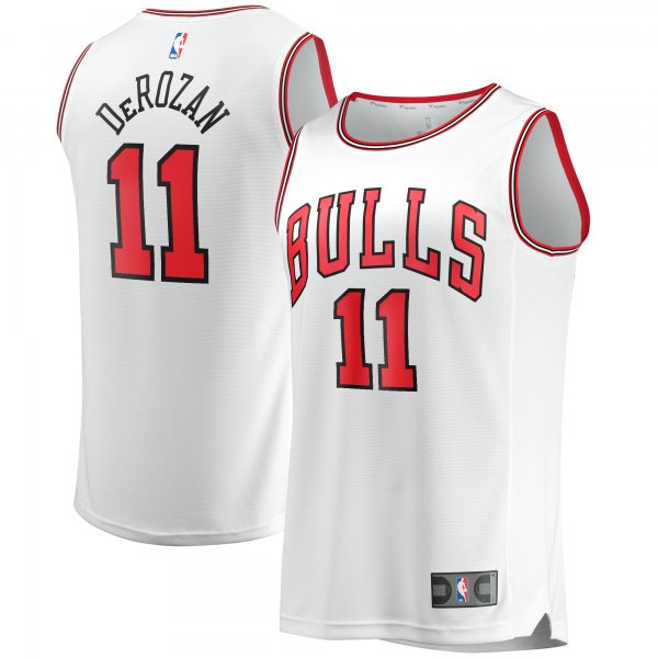 Youth Chicago Bulls DeMar DeRozan Fanatics White Fast Break Replica Jersey - Association Edition