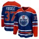 Men's Edmonton Oilers Warren Foegele Fanatics Royal Home Breakaway Jersey