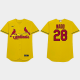 Nolan Arenado Nickname Cardinals 2021 Players Weekend Nado Gold Men's Jersey