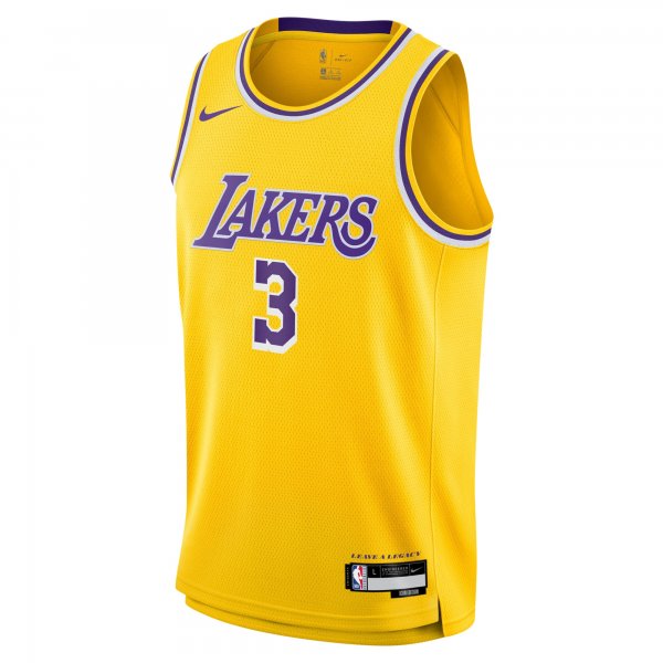 Youth Los Angeles Lakers Anthony Davis Nike Gold Swingman Jersey - Icon Edition