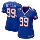 Women's Buffalo Bills Tim Settle Nike Royal Game Jersey