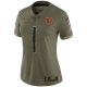 Women's Chicago Bears Justin Fields Nike Olive 2022 Salute To Service Limited Jersey