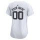 Women's New York Yankees Nike White Home Limited Custom Jersey