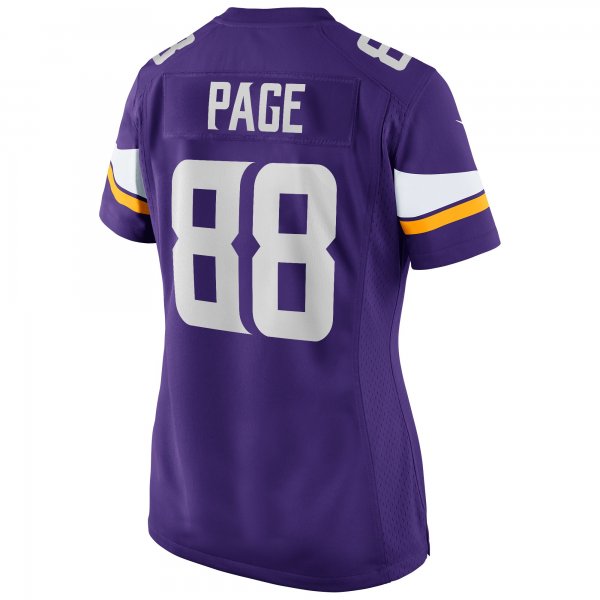 Women's Minnesota Vikings Alan Page Nike Purple Game Retired Player Jersey