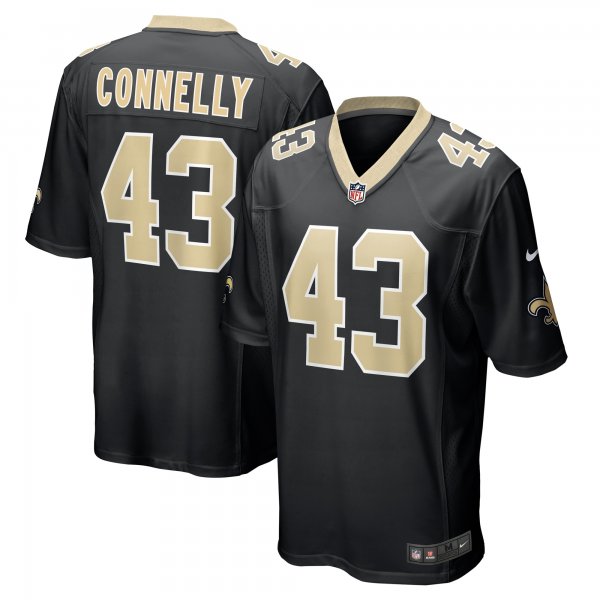 Men's New Orleans Saints Ryan Connelly Nike  Black Team Game Jersey