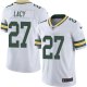 Nike Green Bay Packers #27 Eddie Lacy White Men's Stitched NFL Limited Rush Jersey