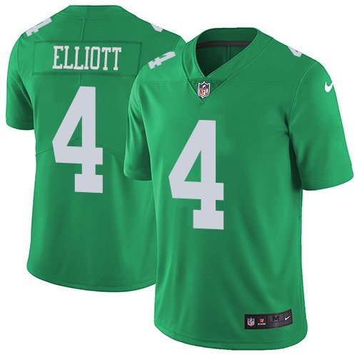 Nike Philadelphia Eagles #4 Jake Elliott Green Youth Stitched NFL Limited Rush Jersey