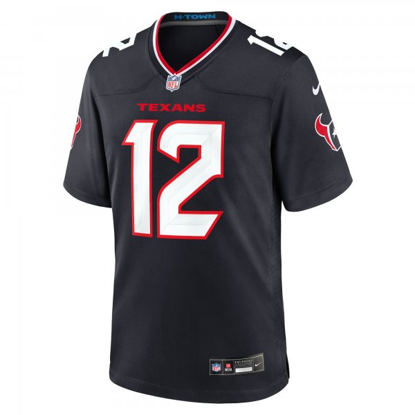 Men's Houston Texans Nico Collins Nike Navy Game Jersey