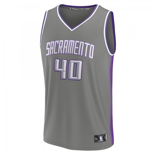 Men's Sacramento Kings Harrison Barnes Fanatics Gray Fastbreak Jersey - City Edition