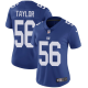 Nike New York Giants #56 Lawrence Taylor Royal Blue Team Color Women's Stitched NFL Vapor Untouchable Limited Jersey