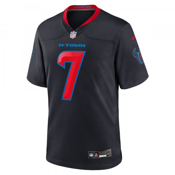 Men's Houston Texans C.J. Stroud Nike Navy 2nd Alternate Game Jersey