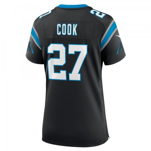 Women's Carolina Panthers Alex Cook Nike  Black  Game Jersey