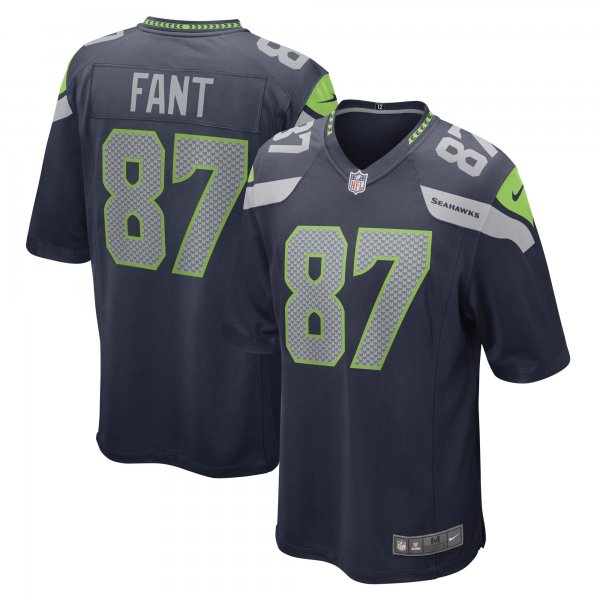 Men's Seattle Seahawks Noah Fant Nike College Navy Game Player Jersey