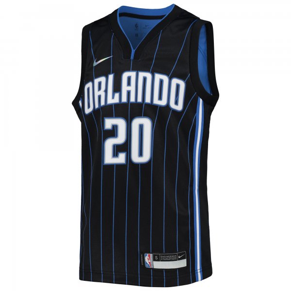 Youth Orlando Magic Markelle Fultz Nike Black 2021/22 Diamond Swingman Jersey - Icon Edition