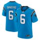 Men's Carolina Panthers Miles Sanders Nike Blue Team Game Jersey