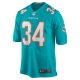 Men's Miami Dolphins Tino Ellis Nike Aqua Home Game Player Jersey