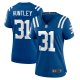 Women's Indianapolis Colts Jason Huntley Nike  Royal Team Game Jersey