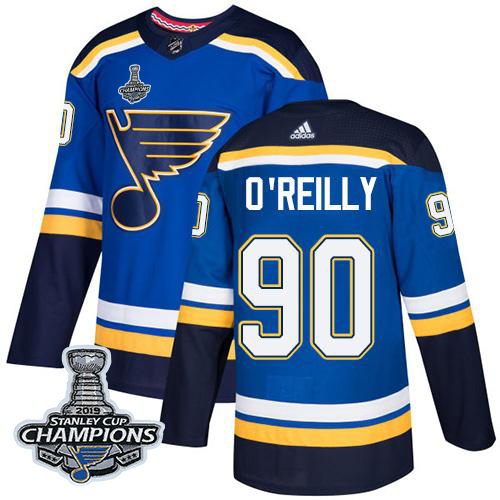 Men's Adidas St. Louis Blues #90 Ryan O'Reilly St. Louis Blues Home Stitched NHL Jersey