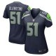 Women's Seattle Seahawks Olusegun Oluwatimi Nike College Navy  Game Jersey