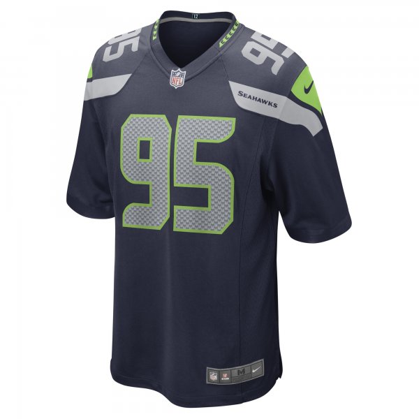 Men's Seattle Seahawks Myles Adams Nike College Navy Game Player Jersey