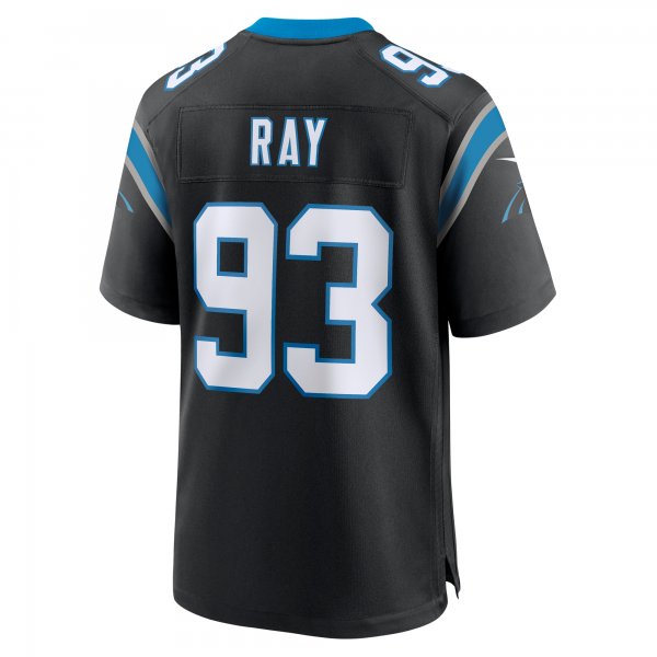 Men's Carolina Panthers LaBryan Ray Nike  Black Team Game Jersey