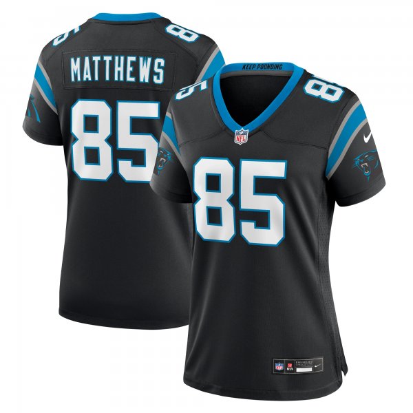 Women's Carolina Panthers Jordan Matthews Nike  Black  Game Jersey