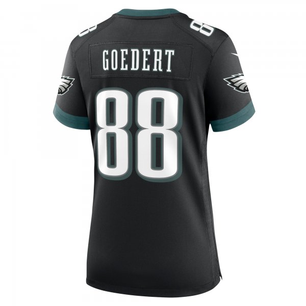 Women's Philadelphia Eagles Dallas Goedert Nike Black Alternate Game Jersey