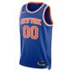 Unisex New York Knicks Nike Blue Swingman Custom Jersey - Icon Edition