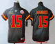 Youth Kansas City Chiefs #15 Patrick Mahomes Black 2021 Super Bowl LV Vapor Untouchable Stitched Nike Limited NFL Jersey