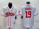 Men's San Francisco 49ers #19 Deebo Samuel White Stitched Baseball Cool Base Jersey