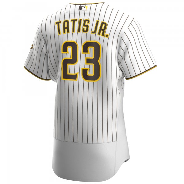 Men's San Diego Padres Fernando TatÃÂ­s Jr. Nike White/Brown Home Player Jersey