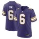 Men's Minnesota Vikings Lewis Cine Nike Purple Classic Player Game Jersey