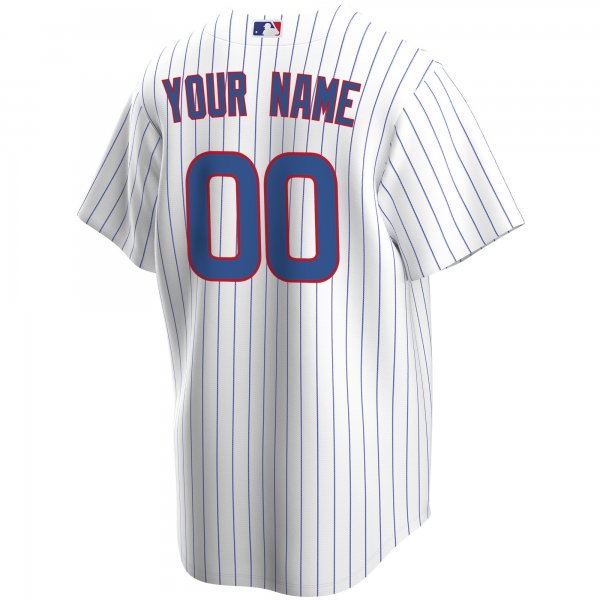 Men's Chicago Cubs Nike White Home Replica Custom Jersey