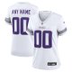 Women's Minnesota Vikings Nike White Alternate Custom Game Jersey