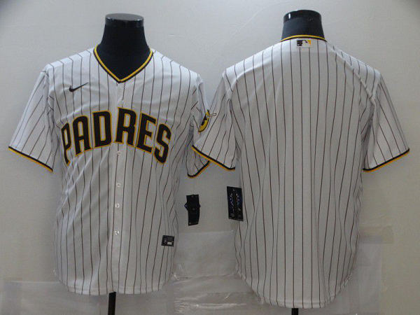 Men San Diego Padres Blank White Game Nike MLB Jerseys