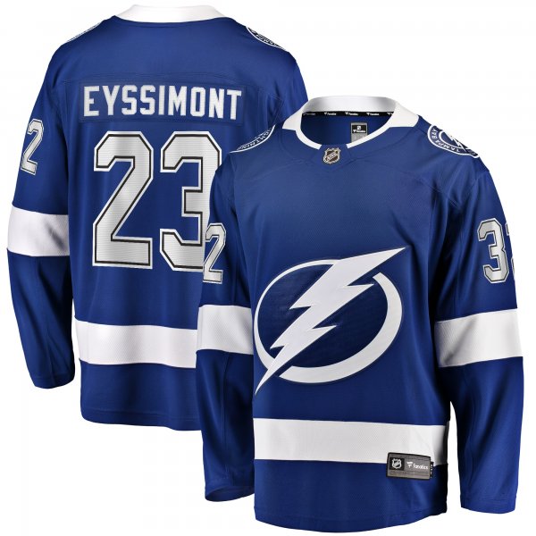 Men's Tampa Bay Lightning Michael Eyssimont Fanatics Blue Home Premier Breakaway Player Jersey