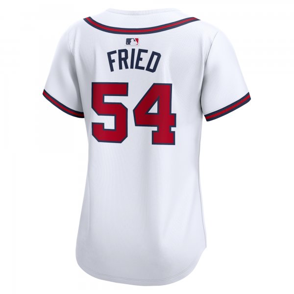 Women's Atlanta Braves Max Fried Nike White Home Limited Player Jersey