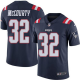 Nike New England Patriots #32 Devin McCourty Navy Blue Men's Stitched NFL Limited New Color Rush Jersey