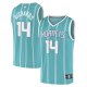 Youth Charlotte Hornets Nick Richards Fanatics Teal 2020/21 Fast Break Replica Jersey - Icon Edition