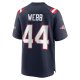 Men's New England Patriots Raleigh Webb Nike Navy Home Game Player Jersey