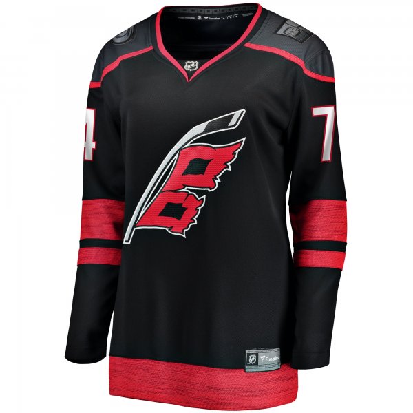 Women's Carolina Hurricanes Jaccob Slavin Fanatics Black Home Breakaway Player Jersey